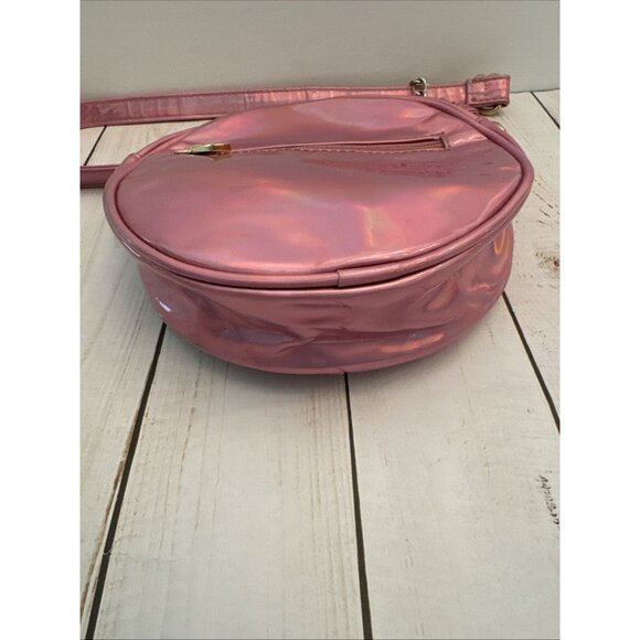 Olivia Miller Girl Round Pink French Bulldog Body Purse Handbag 7” VGUC CHARITY - Picture 4 of 6